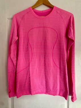 Lululemon Long Sleeve Pink Shirt